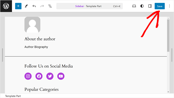 Enregistrement des modifications dans FSE