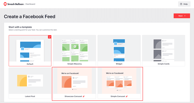 Smash Balloon's responsive slider templates Smash Balloon's responsive slider templates