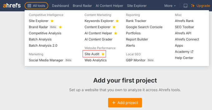 Hrefs Site Audit Hrefs Site Audit