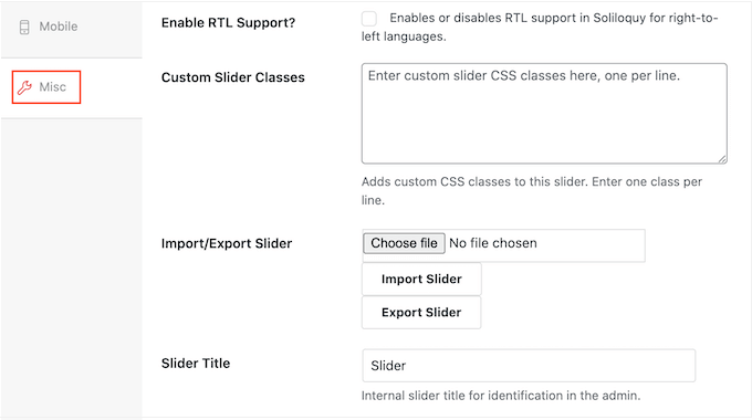 Adding custom CSS to a mobile-friendly slider Adding custom CSS to a mobile-friendly slider
