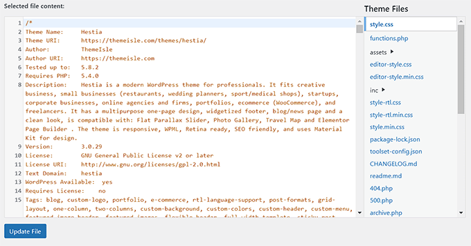 Default theme editor preview Default theme editor preview