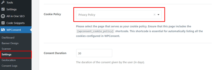 Select cookie policy page Select cookie policy page