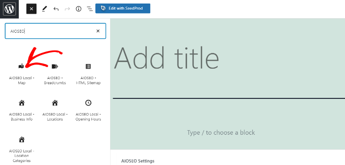 Add local maps block Add local maps block