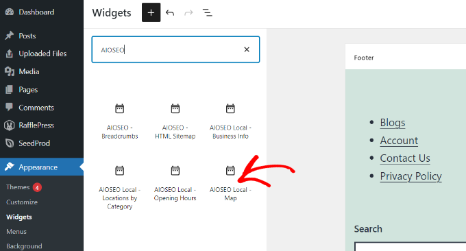 Add maps widget Add maps widget