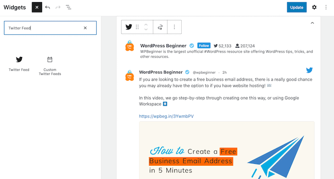 An example of a custom block provided by a WordPress plugin An example of a custom block provided by a WordPress plugin