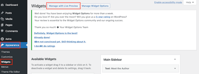 Creating a custom widget using the WordPress visual editor Creating a custom widget using the WordPress visual editor