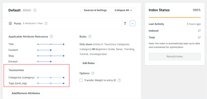 Vizualizați taxonomiile în algoritmul de căutare Vizualizați taxonomiile în algoritmul de căutare