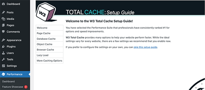 W3 Total Cache set up W3 Total Cache set up