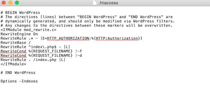 Die WordPress .htaccess-Datei