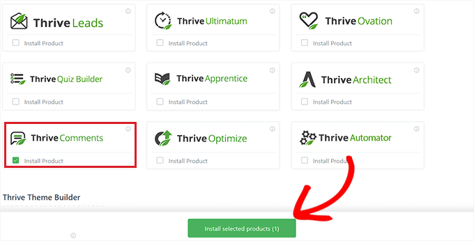 Install Thrive Comments Install Thrive Comments