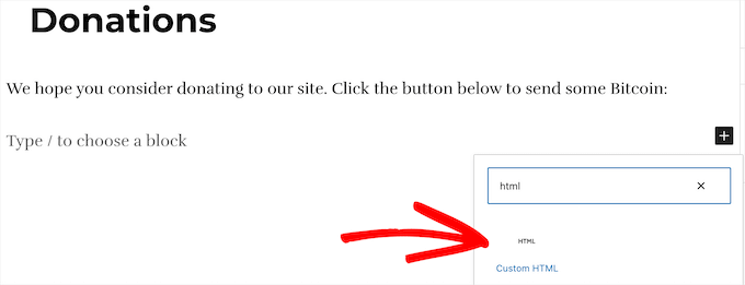 Add new HTML block Add new HTML block