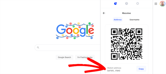 Copy wallet address Copy wallet address