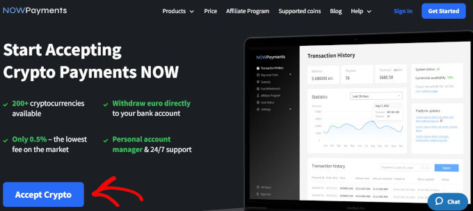 BitPay signup Accept crypto donations with NOWPayments