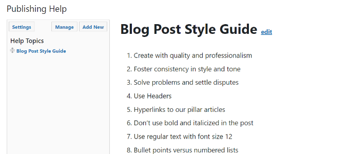 Preview of help resource in dashboard Preview of help resource in dashboard