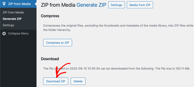 Downloading the Zip File to Your Computer