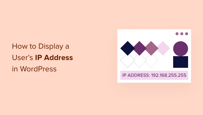 How to display a user's IP address in WordPress How to display a user's IP address in WordPress