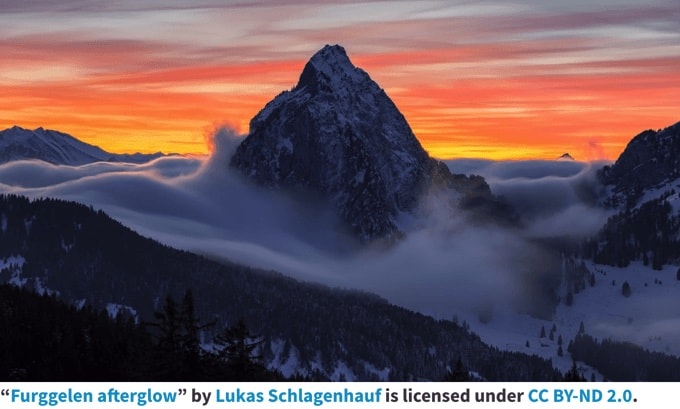 Exempel på korrekt bildattribution