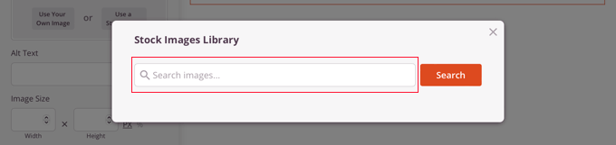 Du kan nu söka i SeedProds lagerbildbibliotek