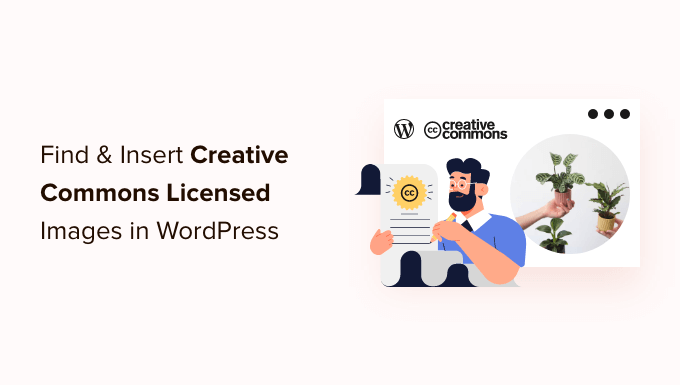 Hur man hittar och infogar bilder med Creative Commons-licens i WordPress