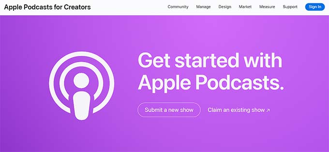 Apple Podcasts for Creators