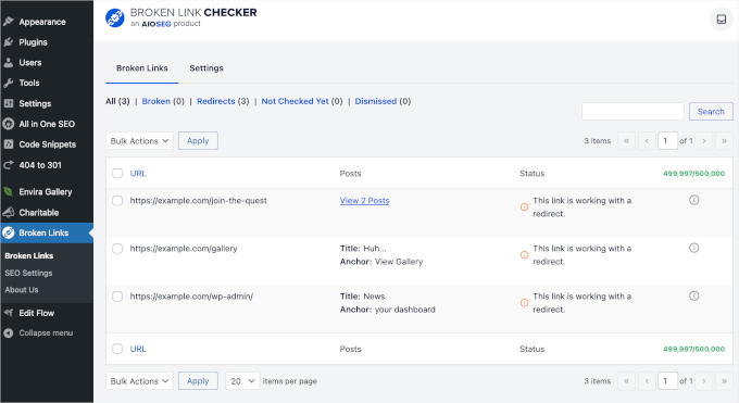 Broken Link Checker's list of broken links Broken Link Checker's list of broken links