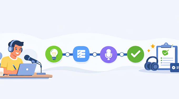 Create podcast outline