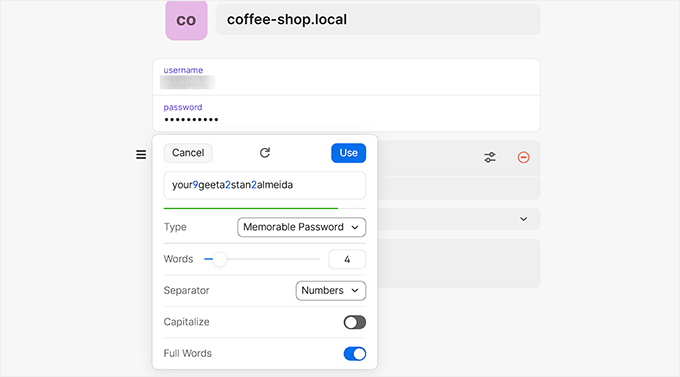 Generatore di password Generatore di password