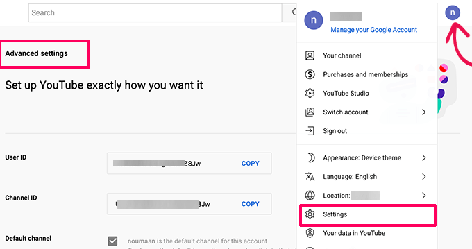 Find your YouTube channel ID Find your YouTube channel ID