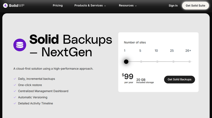 SolidWP Solid Backups