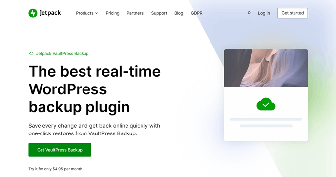 Jetpack VaultPress Backup