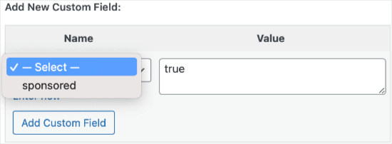 Özel Alan Açılır Menüsü Özel Alan Açılır Menüsü
