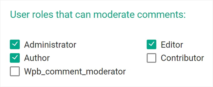 Le rôle WPB Comment Moderator dans Thrive Comments Le rôle WPB Comment Moderator dans Thrive Comments