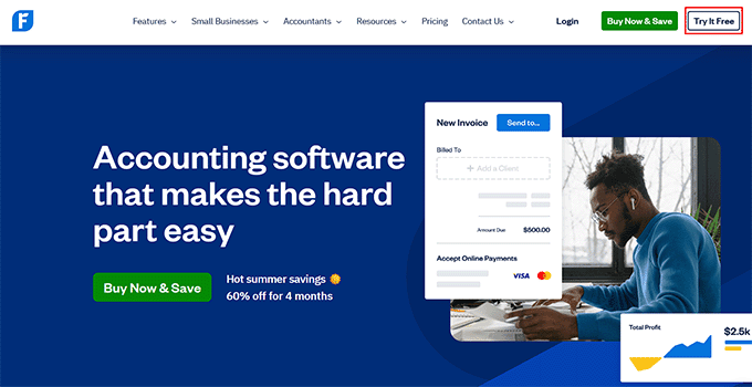 Click the Try It Free button Click the Try It Free button