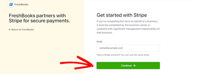 Create Stripe account Create Stripe account