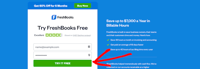 Enter information and click try for free Enter information and click try for free