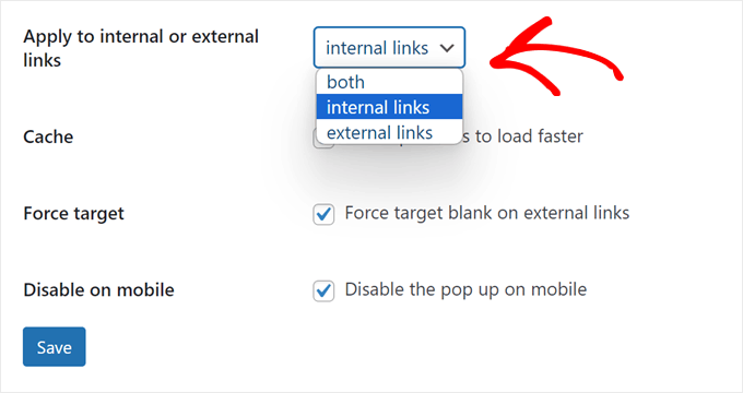 Enabling Bright Links Preview for internal links and external links Enabling Bright Links Preview for internal links and external links