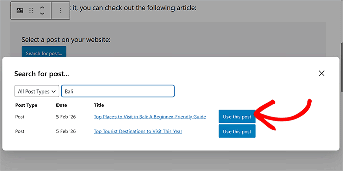 Cliquer sur le bouton Utiliser ce message pour l'ajouter dans la carte d'aperçu de lien visuel Cliquer sur le bouton Utiliser ce message pour l'ajouter dans la carte d'aperçu de lien visuel