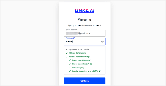 Créer un compte Linkz.ai Créer un compte Linkz.ai