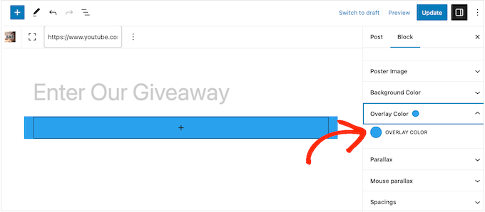 Adding an overlay to a video background Adding an overlay to a video background