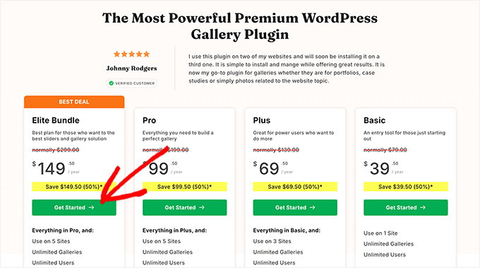 Envira Gallery Pricing