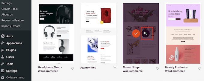 Previewing a WordPress theme template design Previewing a WordPress theme template design