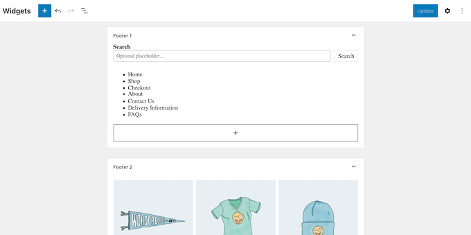 Adding widgets to multiple footer areas in a WordPress theme Adding widgets to multiple footer areas in a WordPress theme