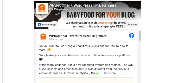 Lägg till Facebook-sidplugin Lägg till Facebook-sidplugin