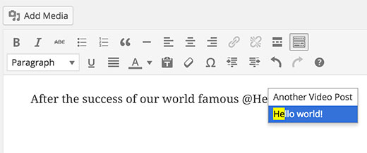 Complétion automatique des titres de publication dans WordPress