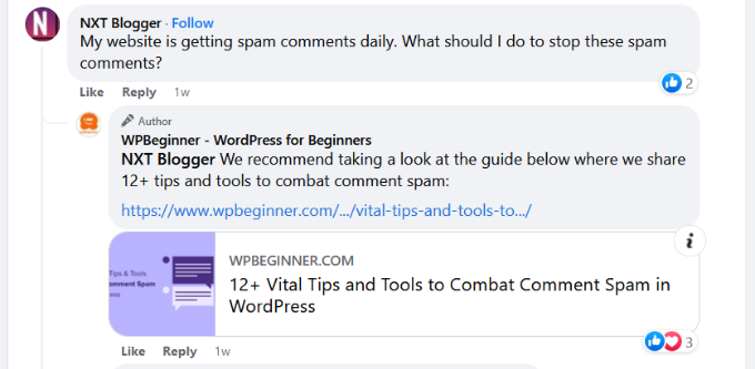 Bygg användarengagemang genom att svara på kommentarer på din Facebook-sida Svara på Facebook-kommentarer