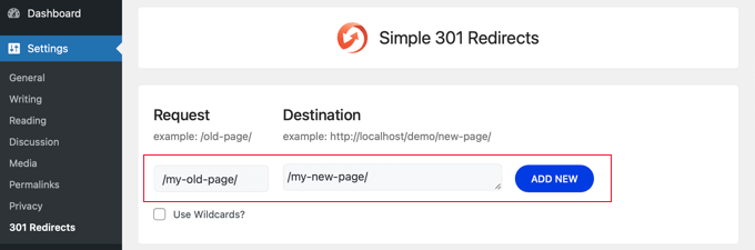 Simple 301 Redirects Simple 301 Redirects