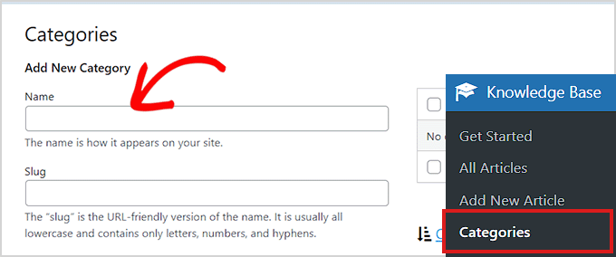 Add a new category Add a new category