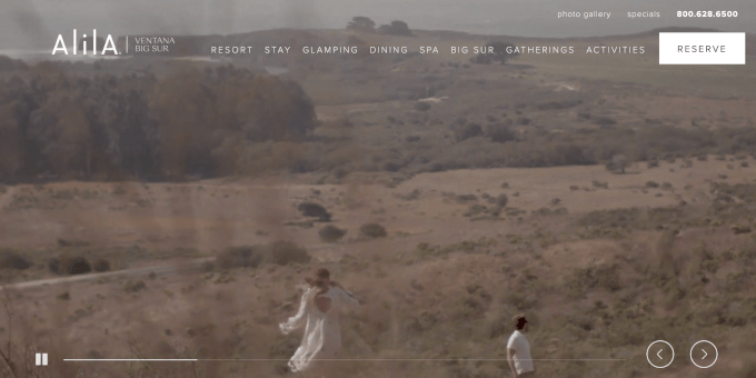 ビデオスライダーのあるウェブサイト ビデオスライダーのあるウェブサイト