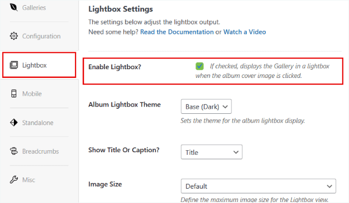 lightbox tab lightbox tab