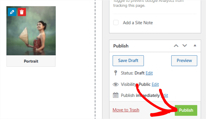 Publish album Publish album